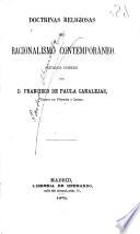 Doctrinas religiosas del racionalismo contemporáneo