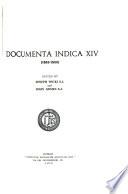 Documenta indica: 1585-1588