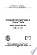 Documentación medieval de la casa de Velada: 1401-1500