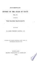 Documentary History of the State of Maine
