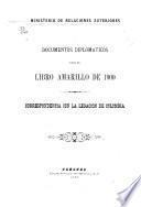 Documentos diplomáticos para el Libro amarillo de 1900