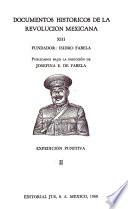 Documentos históricos de la Revolución Mexicana