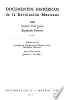 Documentos históricos de la Revolución Mexicana