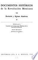 Documentos históricos de la Revolución Mexicana: Revolución y régimen constitucionalista, volumen 2-6 del tomo I