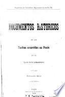 Documentos historicos de los hechos ocurridos en Pasto en la Guerra de la Independencia