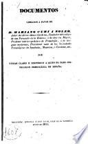 Documentos librados a favor de D. Mariano Cubi i Soler