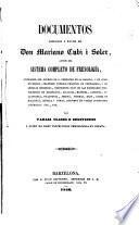 Documentos librados a favor de D. Mariano Rubí y Soler, autor del Sistema Completo de Frenología
