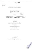 Documentos para la historia Argentina