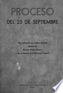Documentos sobre el proceso de la conspiración del 25 de septiembre de 1828