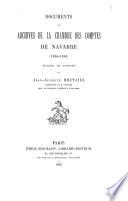 Documents des archives de la Chambre des comptes de Navarre (1196-1384)