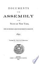 Documents of the Assembly of the State of New York