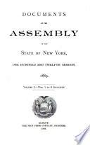 Documents of the Assembly of the State of New York