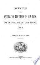 Documents of the Assembly of the State of New York