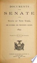 Documents of the Senate of the State of New York
