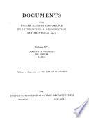 Documents of the United Nations Conference on International Organization: Coordination Committee, the charter, lists