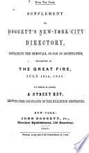 Doggett's New-York City Directory, for ...
