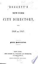 Doggett's New York City Directory