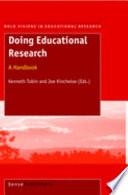 Doing Educational Research