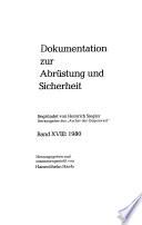 Dokumentation zur Abrüstung und Sicherheit