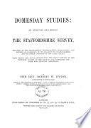 Domesday Studies