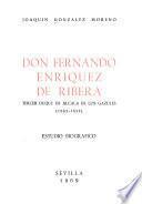Don Fernando Enríquez de Ribera, tercer duque de Alcalá de los Gazules, 1583-1637; estudio biograf́ico
