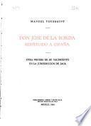 Don José de la Borda restituido a España