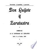 Don Quijote y Zaratustra