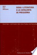 Dona i literatura a la Catalunya de preguerra