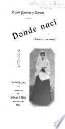 Donde nací (cuadros canarios)