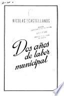 Dos años de labor municipal