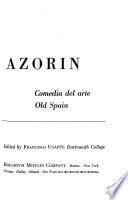 Dos comedias de Azorin [pseud.]