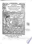 Dos libros de cosmographia compuestos nueuamente por Hieronymo Giraua Tarragones
