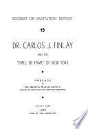 Dr Carlos J. Finlay y el Hall of fame de New York