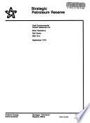 Draft Environmental Impact Statement for West Hackberry Salt Dome