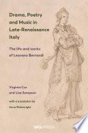 Drama, Poetry and Music in Late-Renaissance Italy