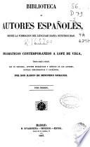 Dramaticos contemporáneos de Lópe de Vega: - vol. 2