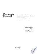 Dramaturgia peruana II