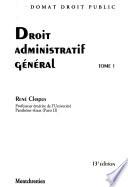 Droit administratif général