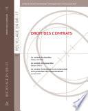 Droit des contrats