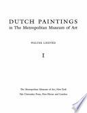 Dutch Paintings in the Metropolitan Museum of Art