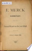 E. Merck's Annual Report of Recent Advances in Pharmaceutical Chemistry and Therapeutics