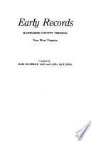 Early Records, Hampshire County, Virginia