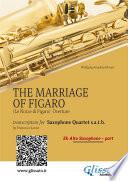 Eb Alto part The Marriage of Figaro - Sax Quartet