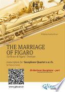 Eb Baritone part The Marriage of Figaro - Sax Quartet