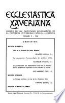 Ecclesiástica xaveriana