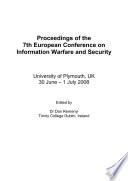ECIW2008-Proceedings of the 7th European Conference on Information Warfare and Security