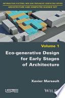 Eco-generative Design for Early Stages of Architecture