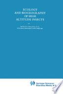 Ecology and Biogeography of High Altitude Insects