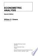 Econometric Analysis