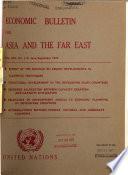 Economic Bulletin for Asia and the Far East